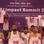 bharatika digital article politics delhi ai summit protest indian youth congress bharat mandapam ruckus bjp attack